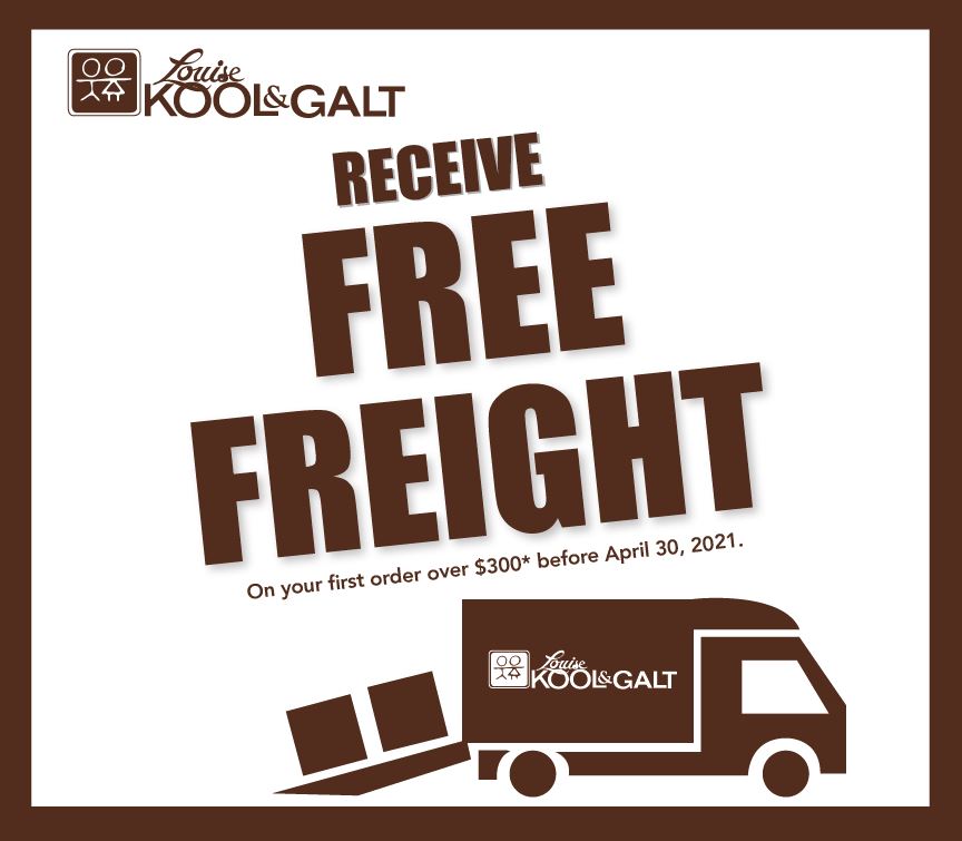 Until April 30th -- Get Free Freight