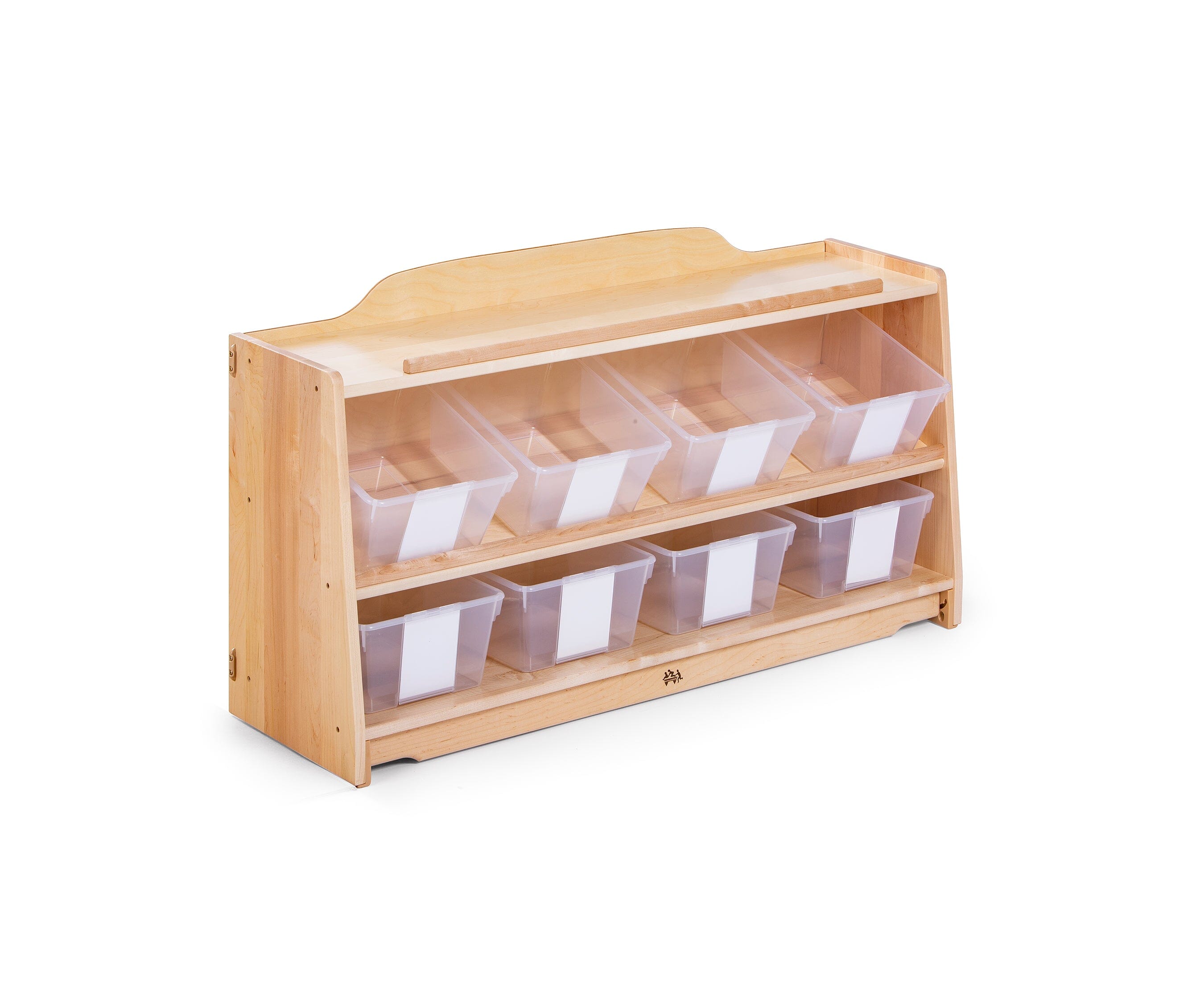 Community Playthings Craft Shelf 4 w/ totes or baskets - louisekool