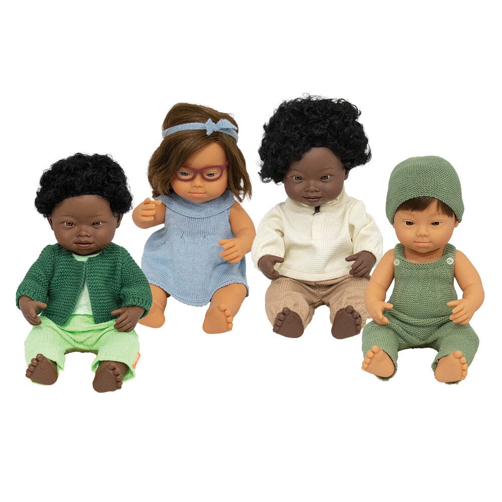 Dolls With Down Syndrome 15" - Set of 4 - louisekool