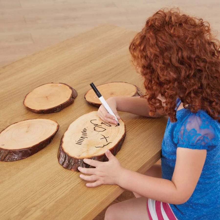 Double Sided Wooden Outdoor Writing Boards - Set of 4 - louisekool