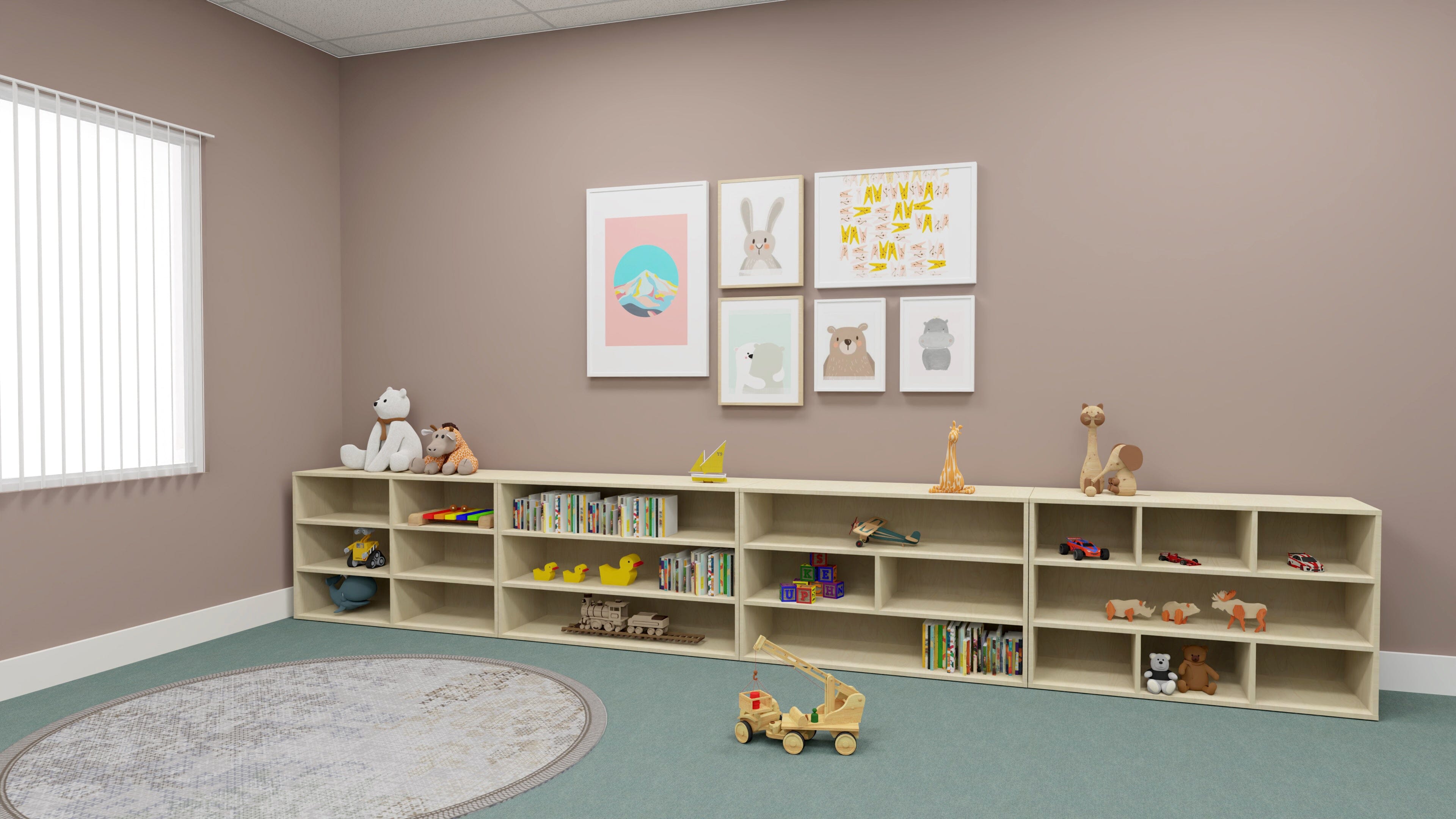 Modular Shelf - 4 Compartments - louisekool