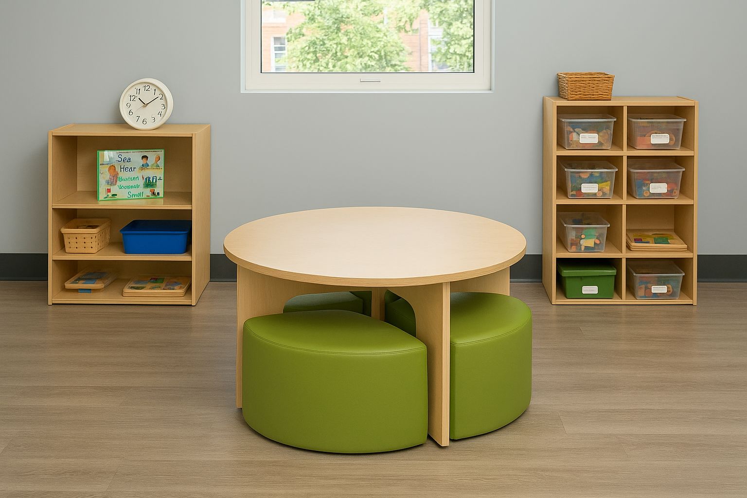 Modular Table with Seating for 4 - louisekool