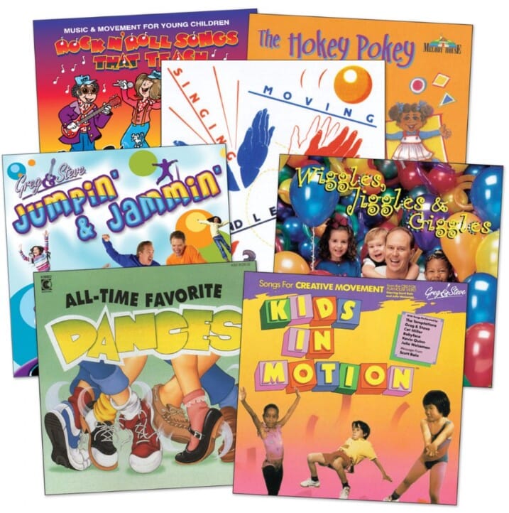 Music for Dance, Movement and Exercise CD Set - Set of 7 Book Louise Kool & Galt for child care day care primary classrooms