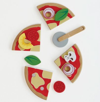 Pizza & Toppings with Slice Cutter - louisekool
