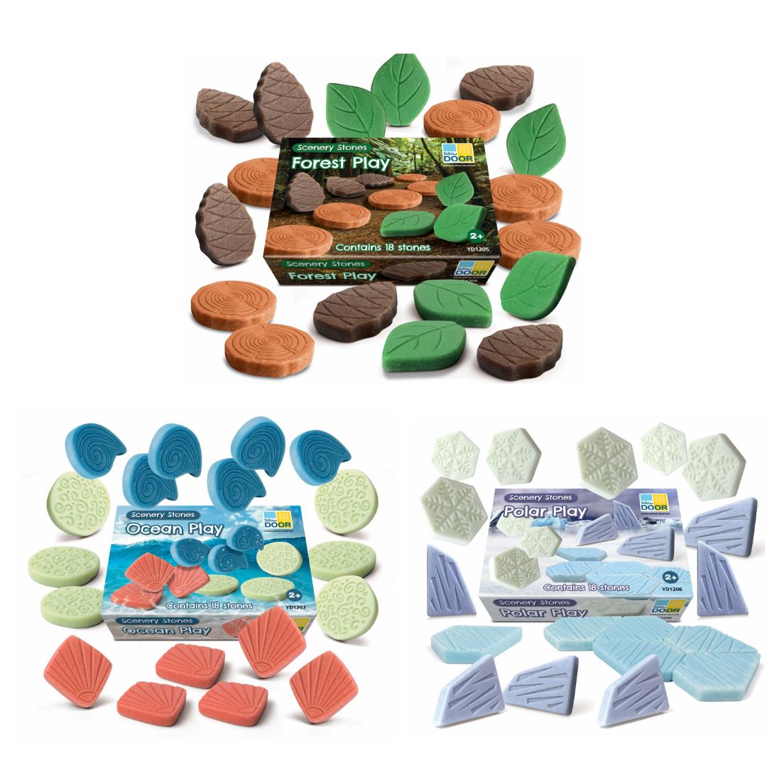 Scenery Stones - 3 Sets of 18 each - louisekool