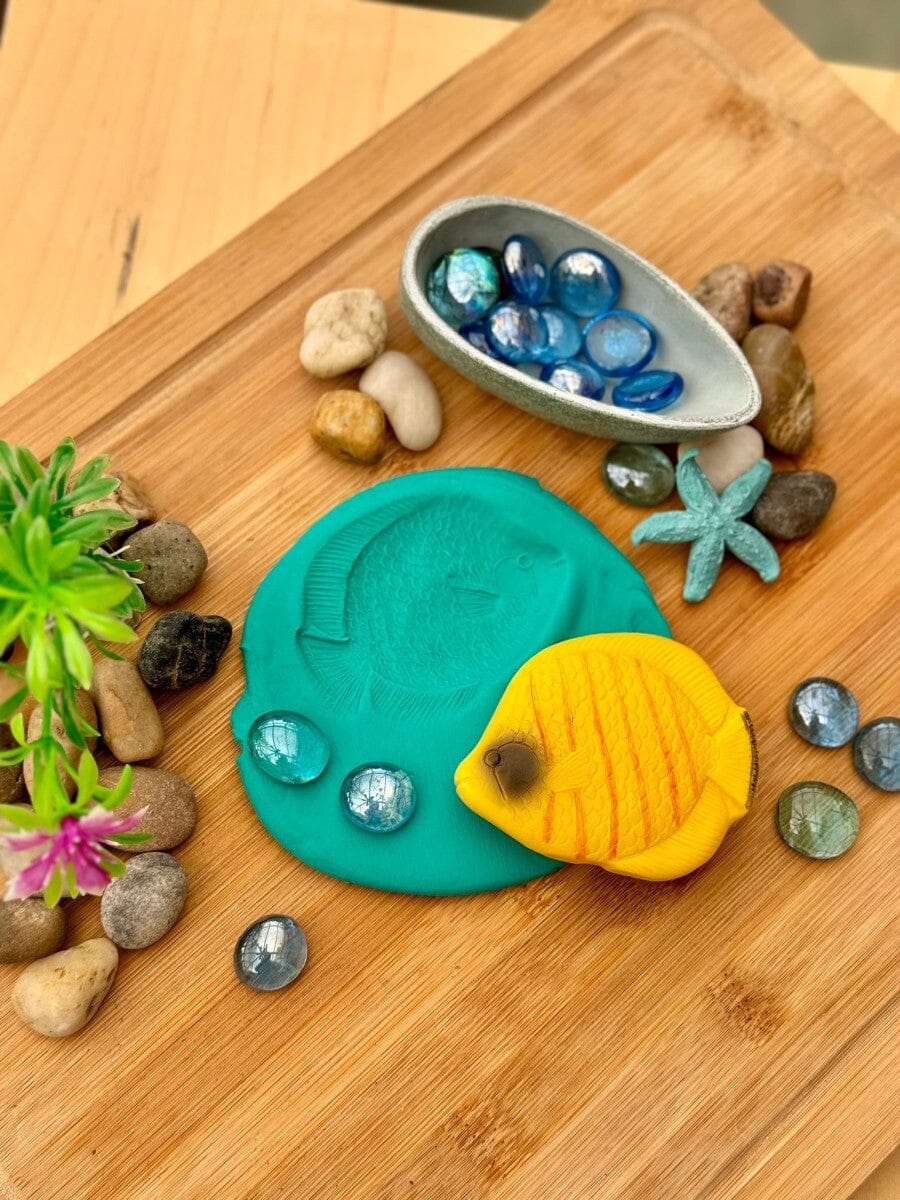 Sensory Play Stones Fish - Set of 8 - louisekool
