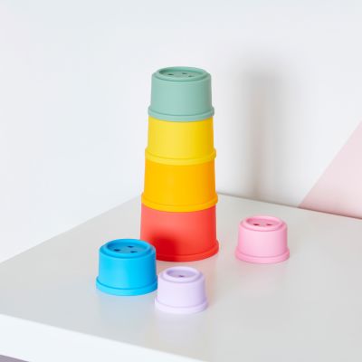 Silisoft Round Stacking Cups - louisekool