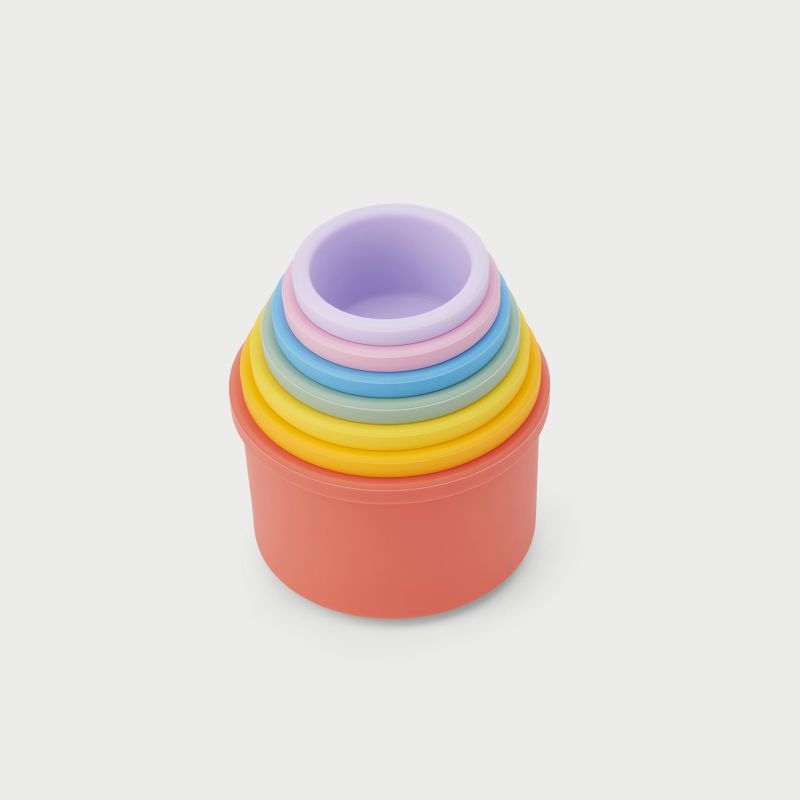 Silisoft Round Stacking Cups - louisekool