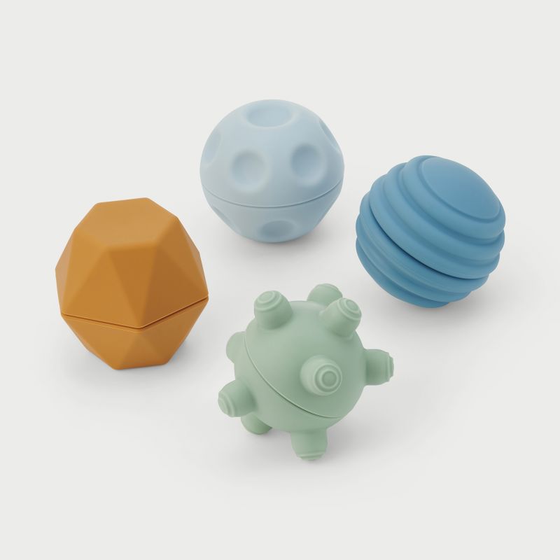 Silisoft Sensory Balls - Set of 4 - louisekool