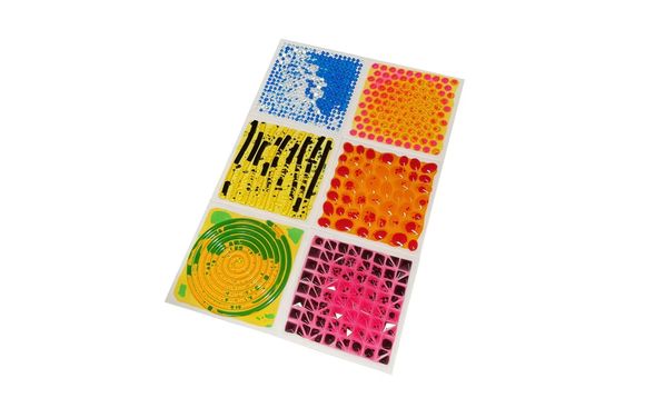 Textured Sensory Liquid Floor Tiles – Set of 6 - louisekool