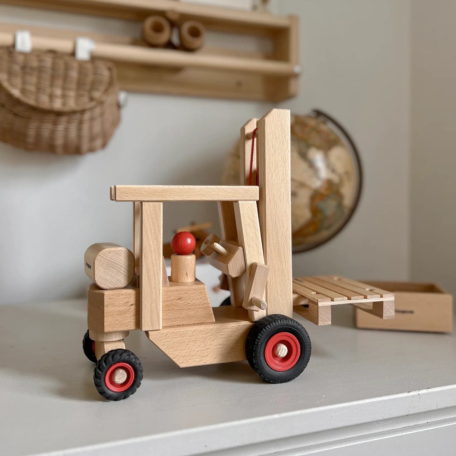 Wooden Forklift - louisekool