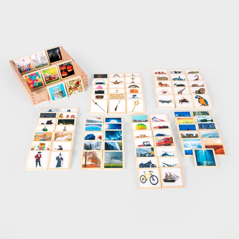 Wooden Story Tiles - Set of 90 - louisekool
