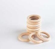 Beechwood Rings - Set of 10 - louisekool