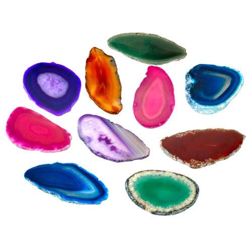 Agate Light Table Slices - Set of 12 - louisekool
