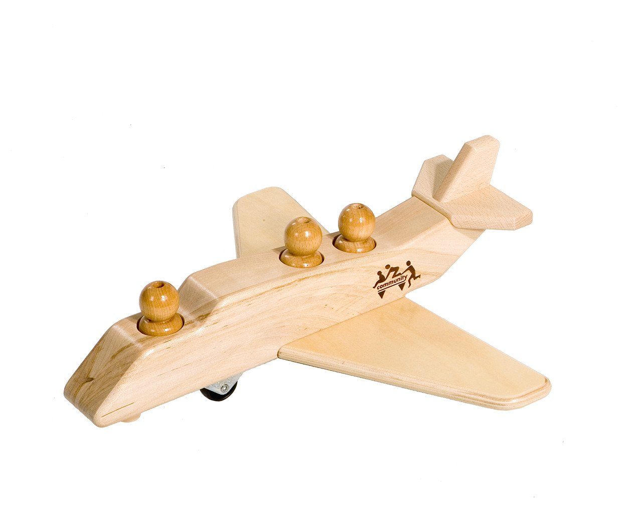Airplane and 3 Villagers by Community Playthings - louisekool
