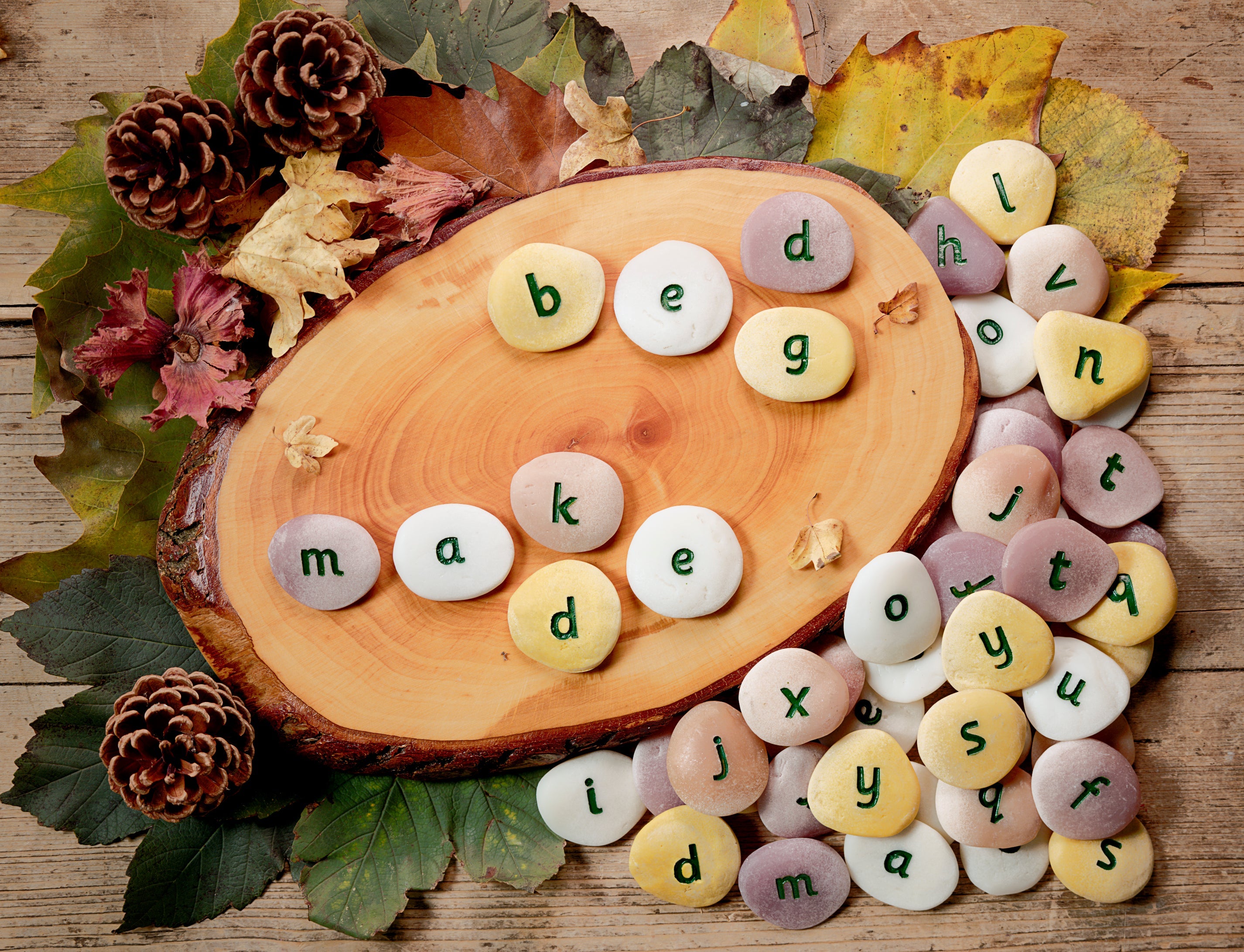 Alphabet Word Building Pebbles - louisekool