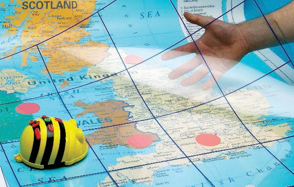 Bee-Bot and Blue-Bot Mats - Clear Grid - louisekool