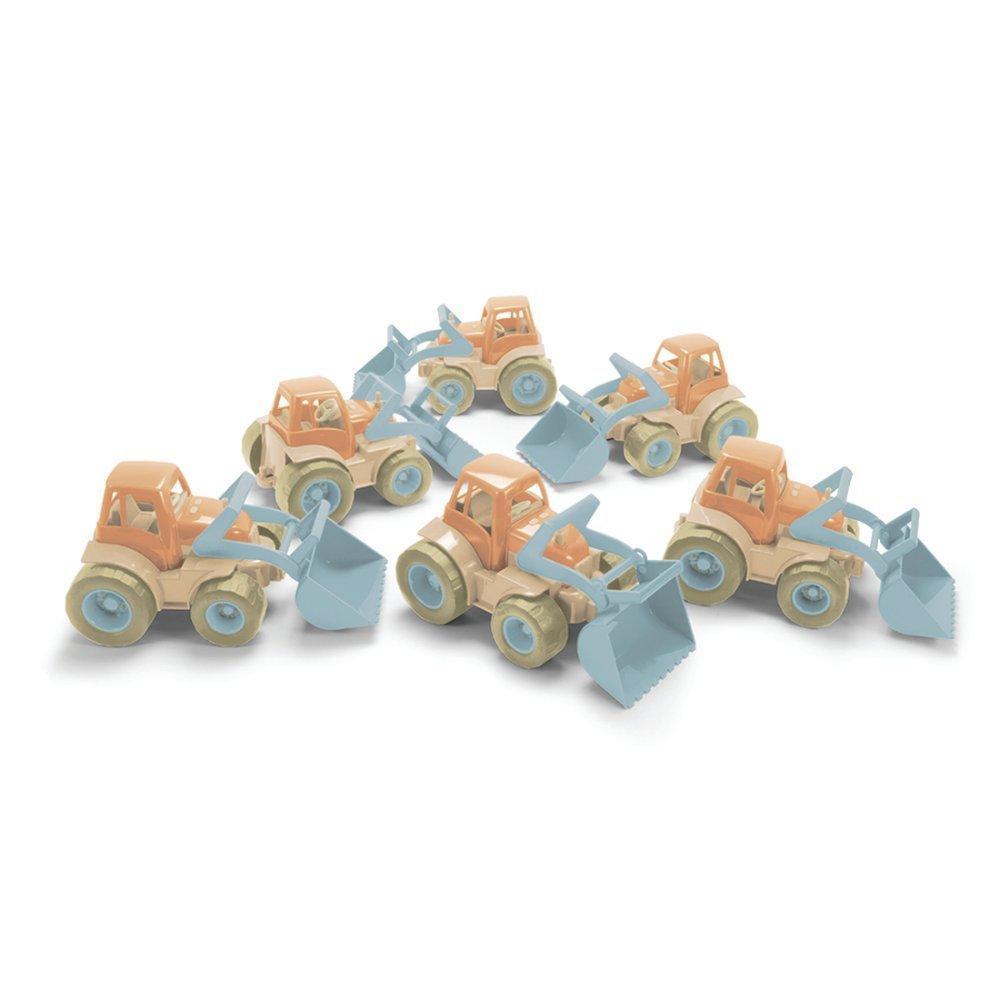 BIO Plastic Tractors Set of 6 - louisekool