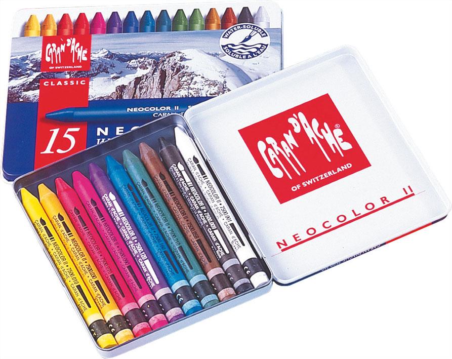 Caran d'Ache Water-Soluble Crayons - louisekool