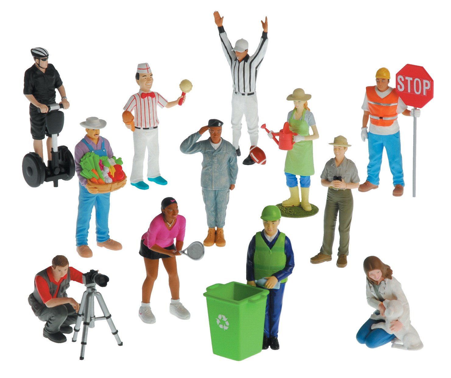 Career Figures - Set of 12 - louisekool