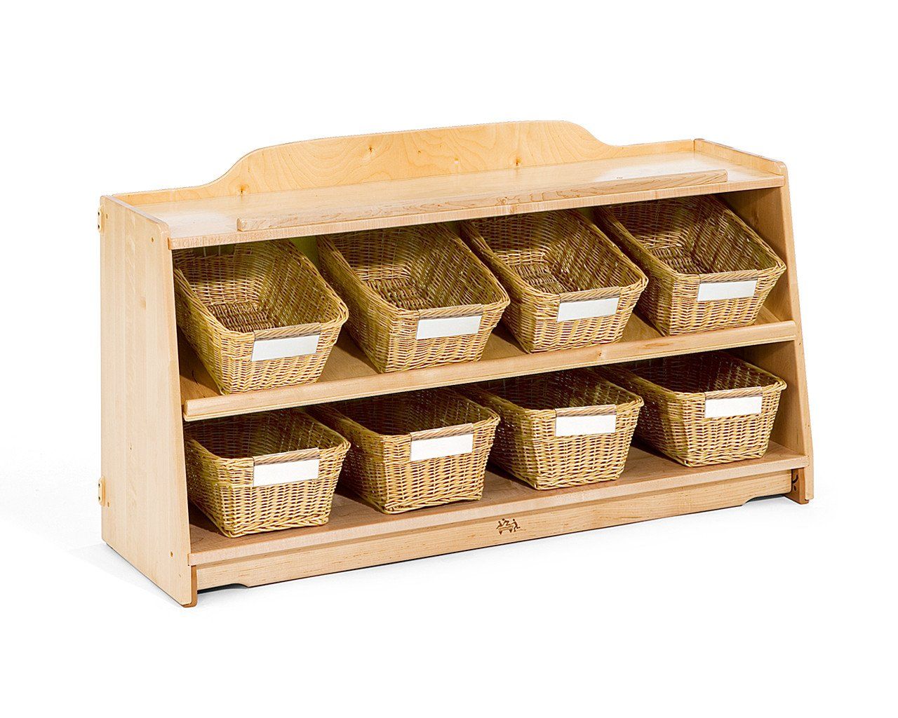 Community Playthings Craft Shelf 4 w/ totes or baskets - louisekool