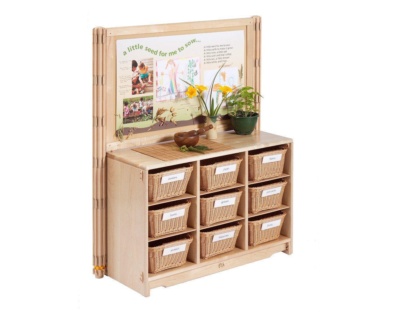 Community Playthings Display Unit 3' w/ Totes or Baskets - louisekool