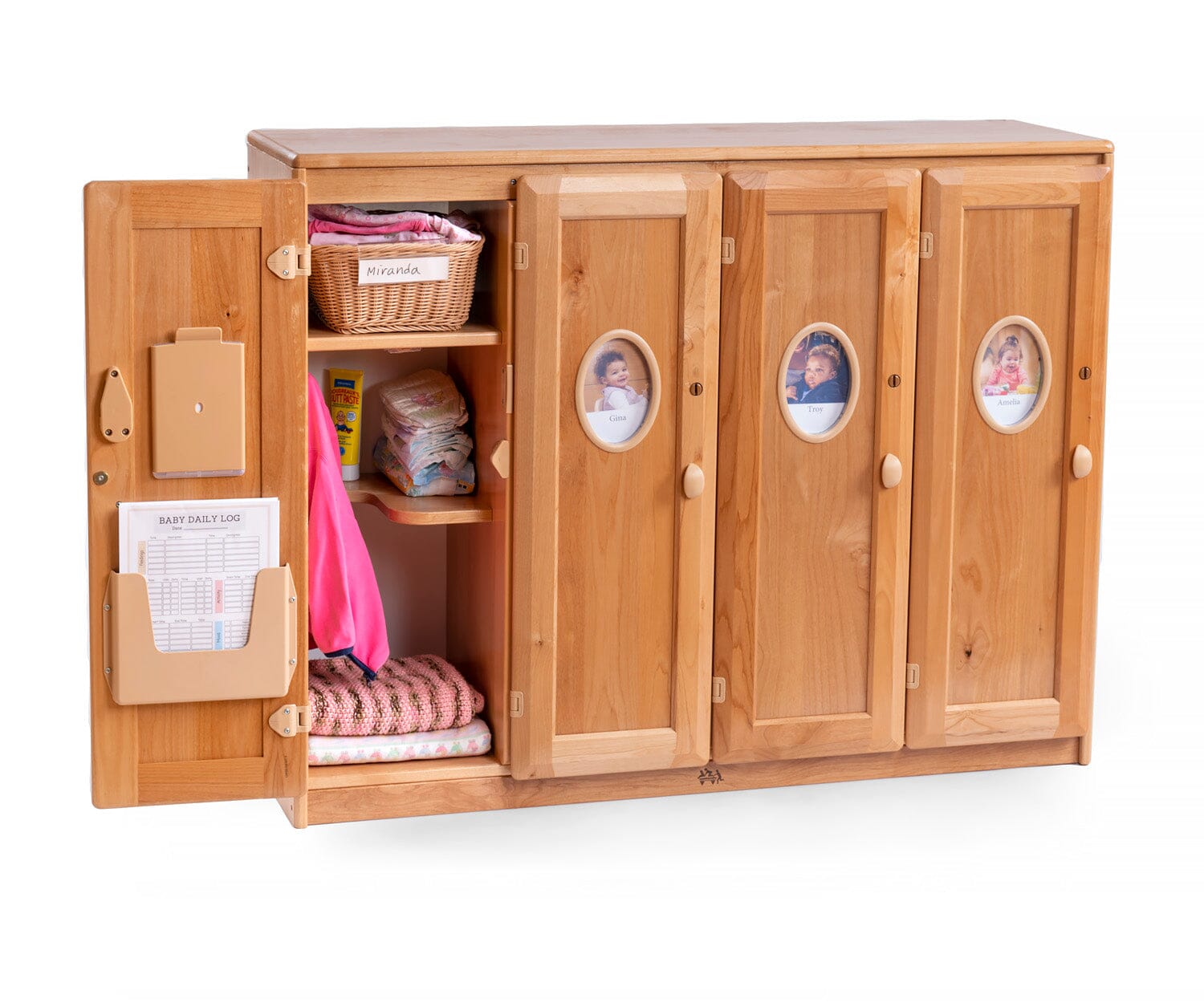 Community Playthings Infant Cubby 4 w/ Totes or Baskets - louisekool