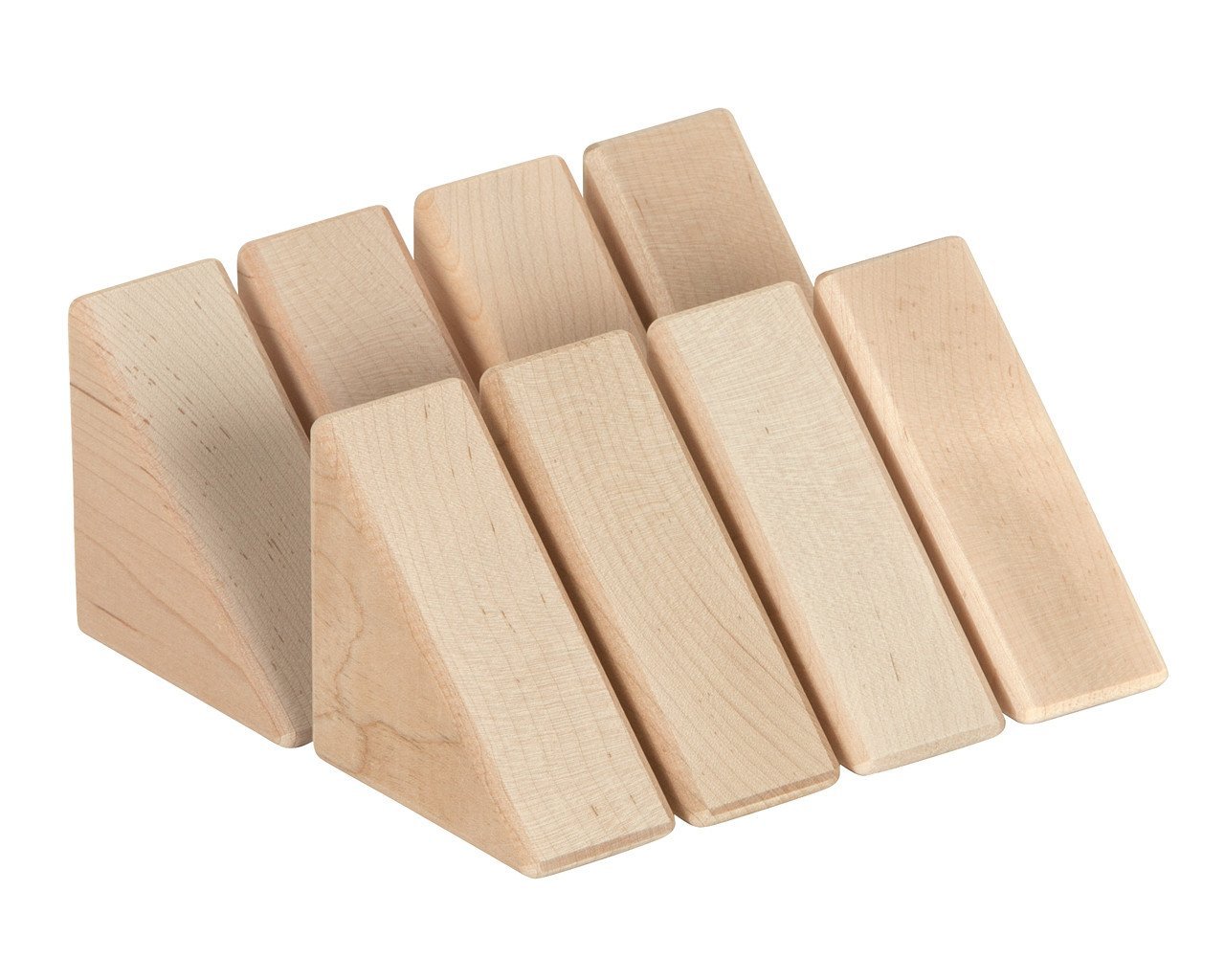 Community Playthings Set of 8 Unit Block Small Triangles - louisekool