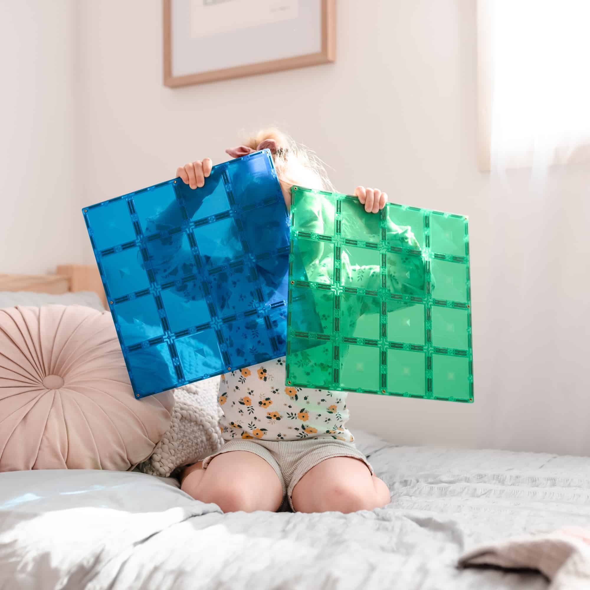 Connetix Magnetic Base Plates Pack - 2 pieces - louisekool