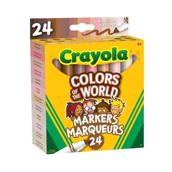 Crayola Colours of the World Broad Line Markers - louisekool