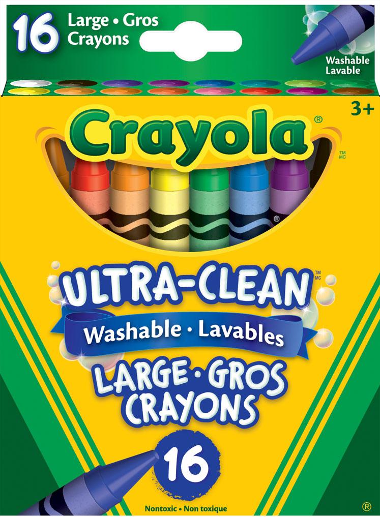 Crayola Washable Wax Crayons - louisekool