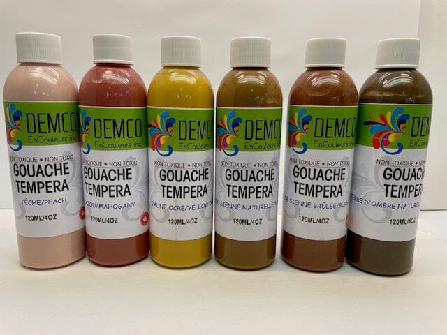 Demco Tempera Multicultural Palette - Set of 6 - louisekool