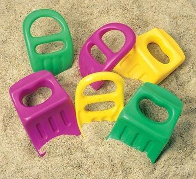 Digger and Dozer Sand Tools - Set of 6 - louisekool
