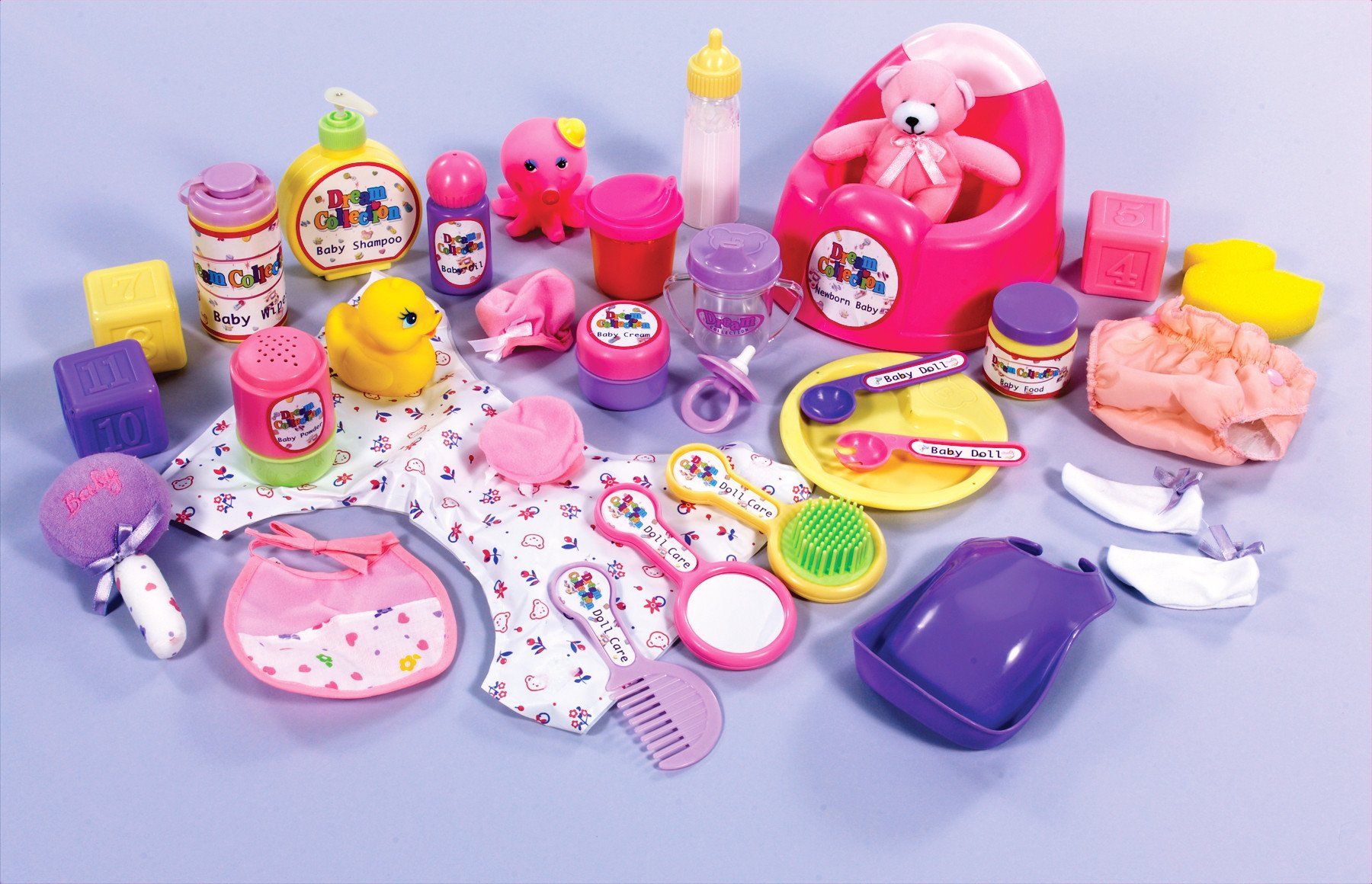 Doll Care Supplies - 29 Pieces - louisekool