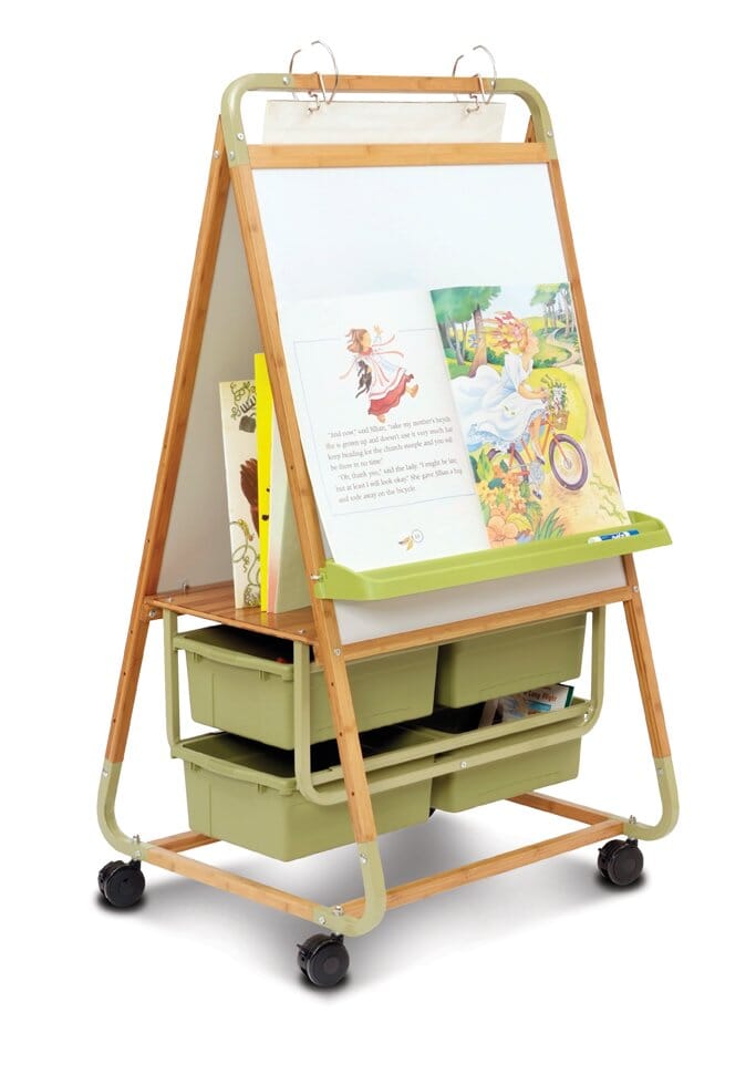 Double Sided Bamboo Teaching Easel - louisekool