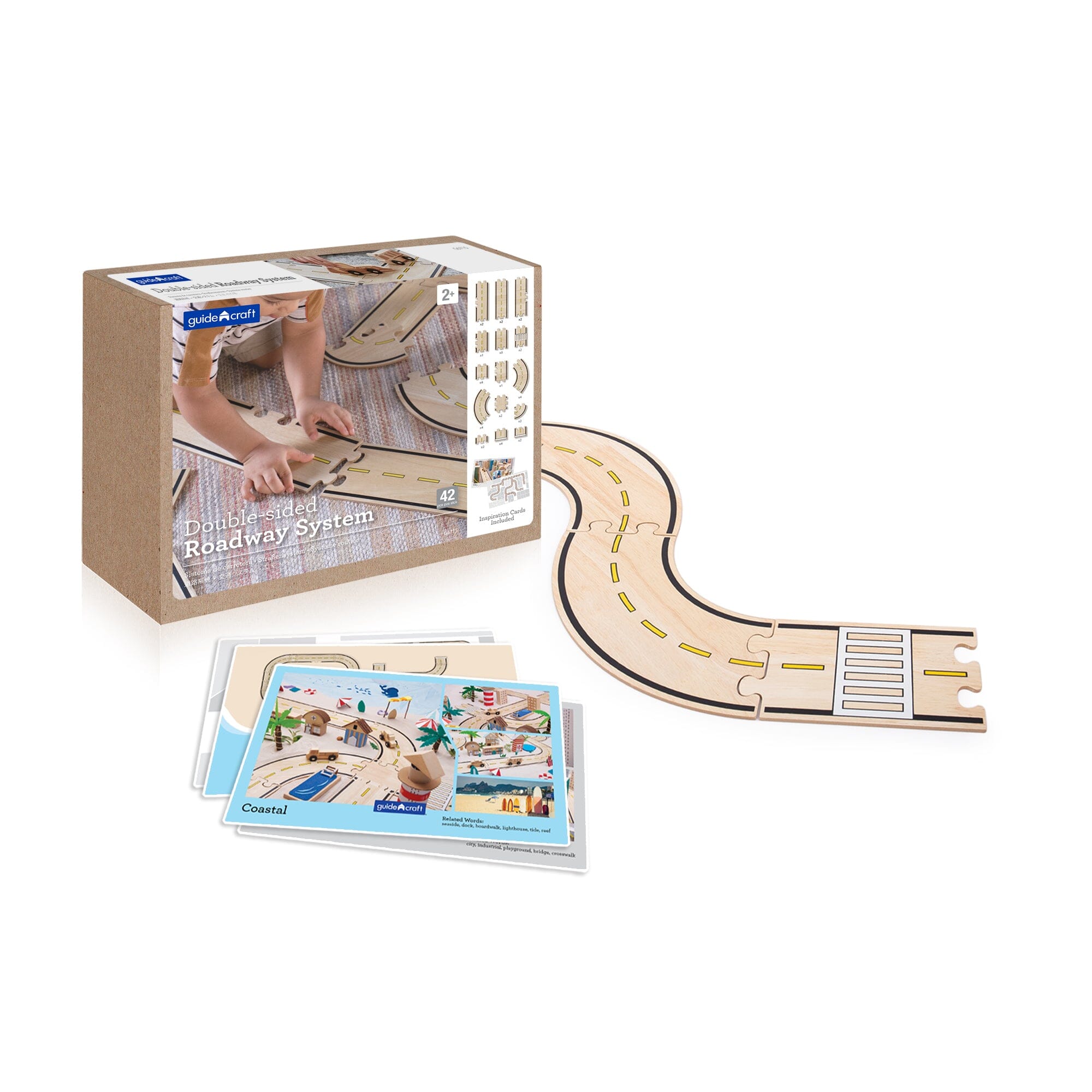Double-Sided Roadway System - Set of 42 - louisekool