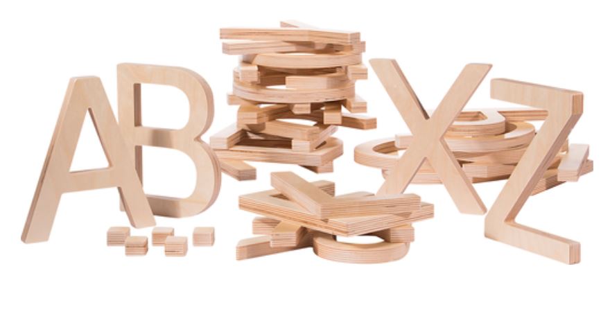 Giant Wooden Letters Uppercase - louisekool