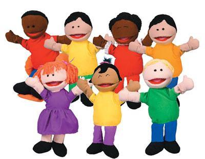 Kool Kids Puppets - Set of 7 - louisekool