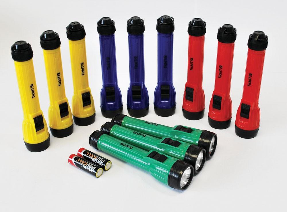 LED Handy Torches - Set of 12 - louisekool