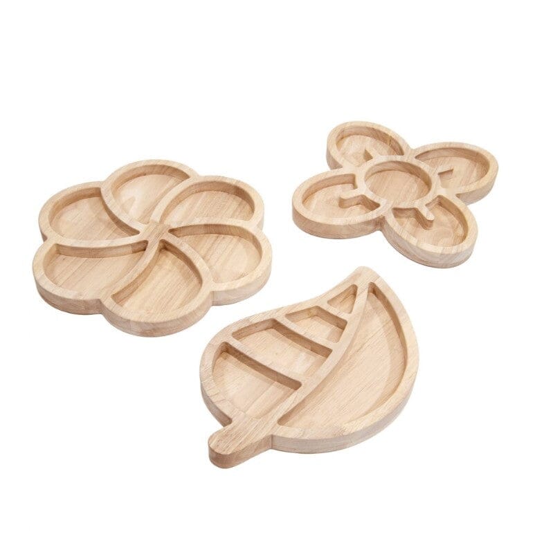 Loose Parts Wooden trays - Set of 3  - louisekool