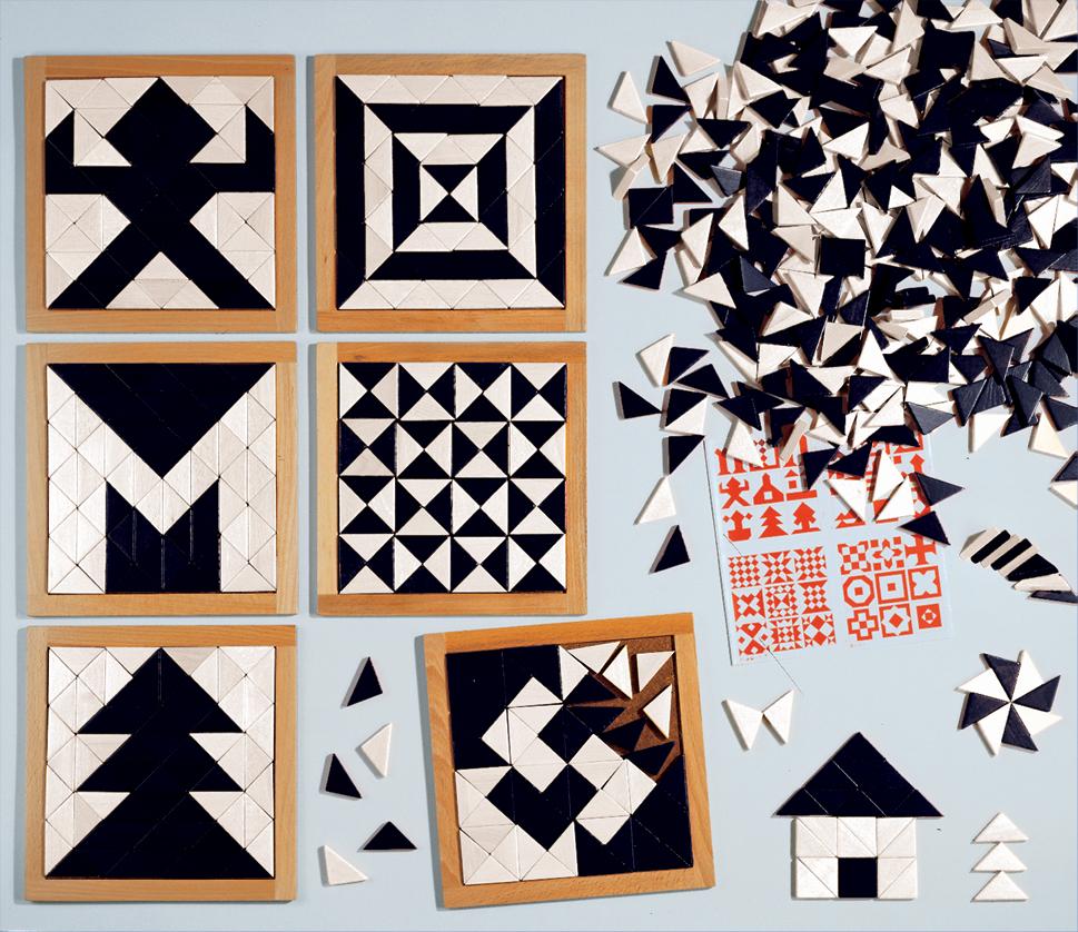 Magic Mosaic - Black & White Puzzle - louisekool