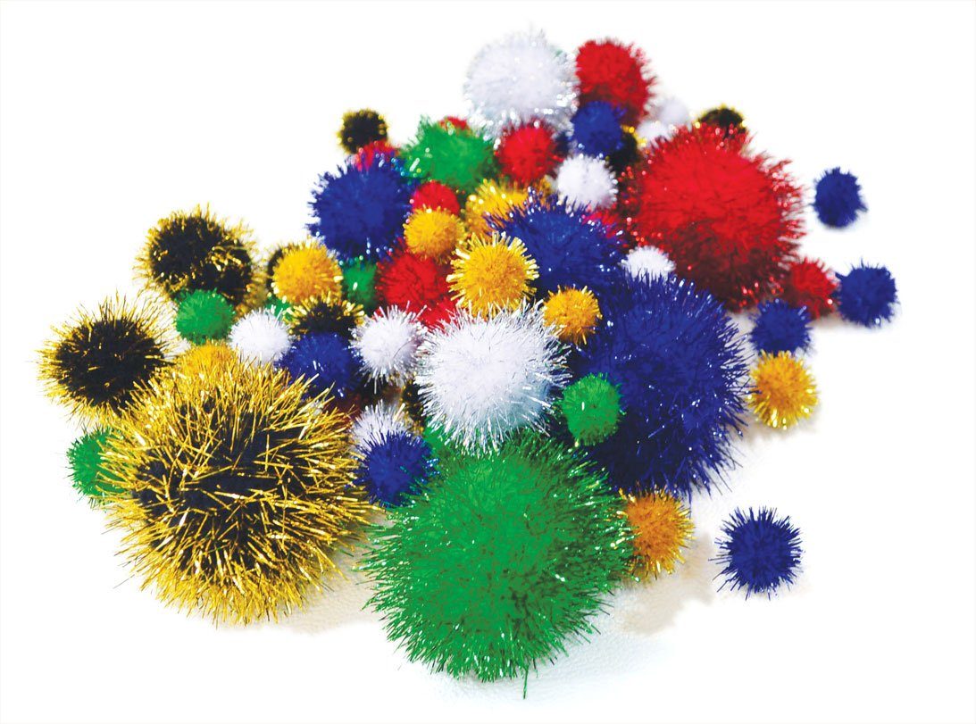 Metallic Pompoms - louisekool