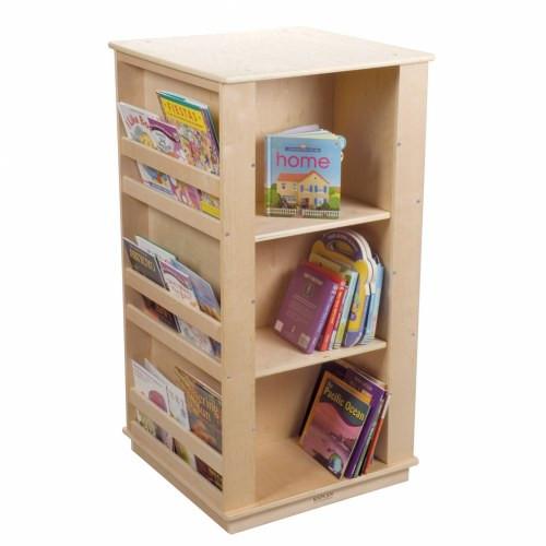 AS IS - Mobile 4-Sided Book Display Case - louisekool