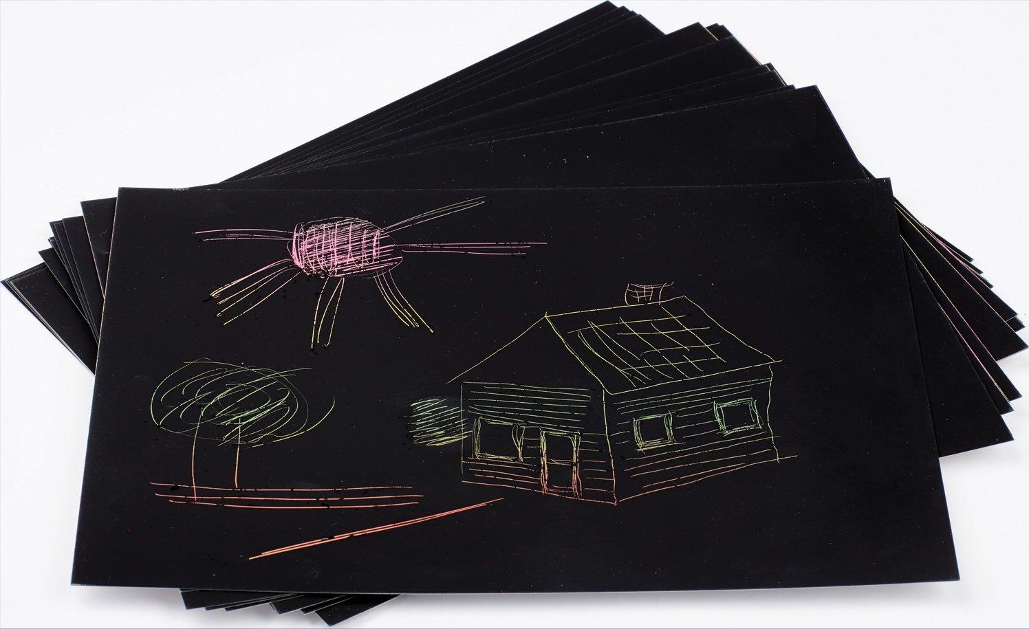 Multicolour Scratch Board - louisekool