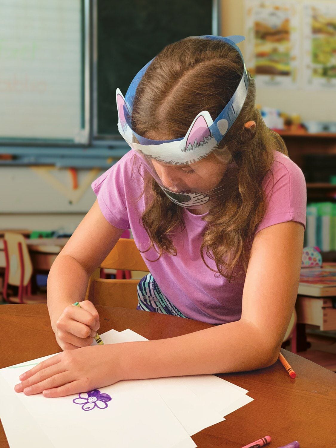 My Animal Face Shield pkg of 8 - louisekool