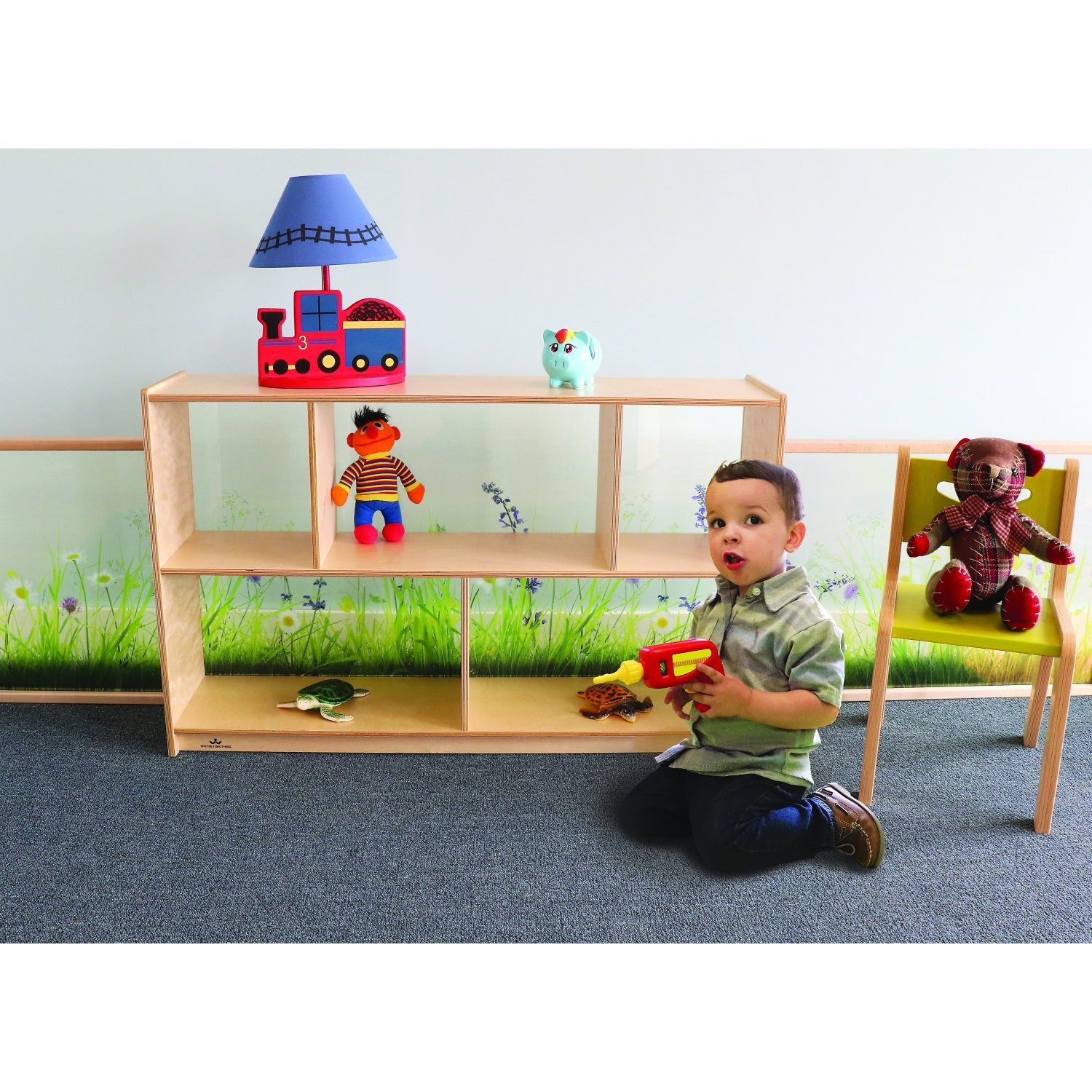 Nature View Acrylic Back Cabinet 30"H - louisekool