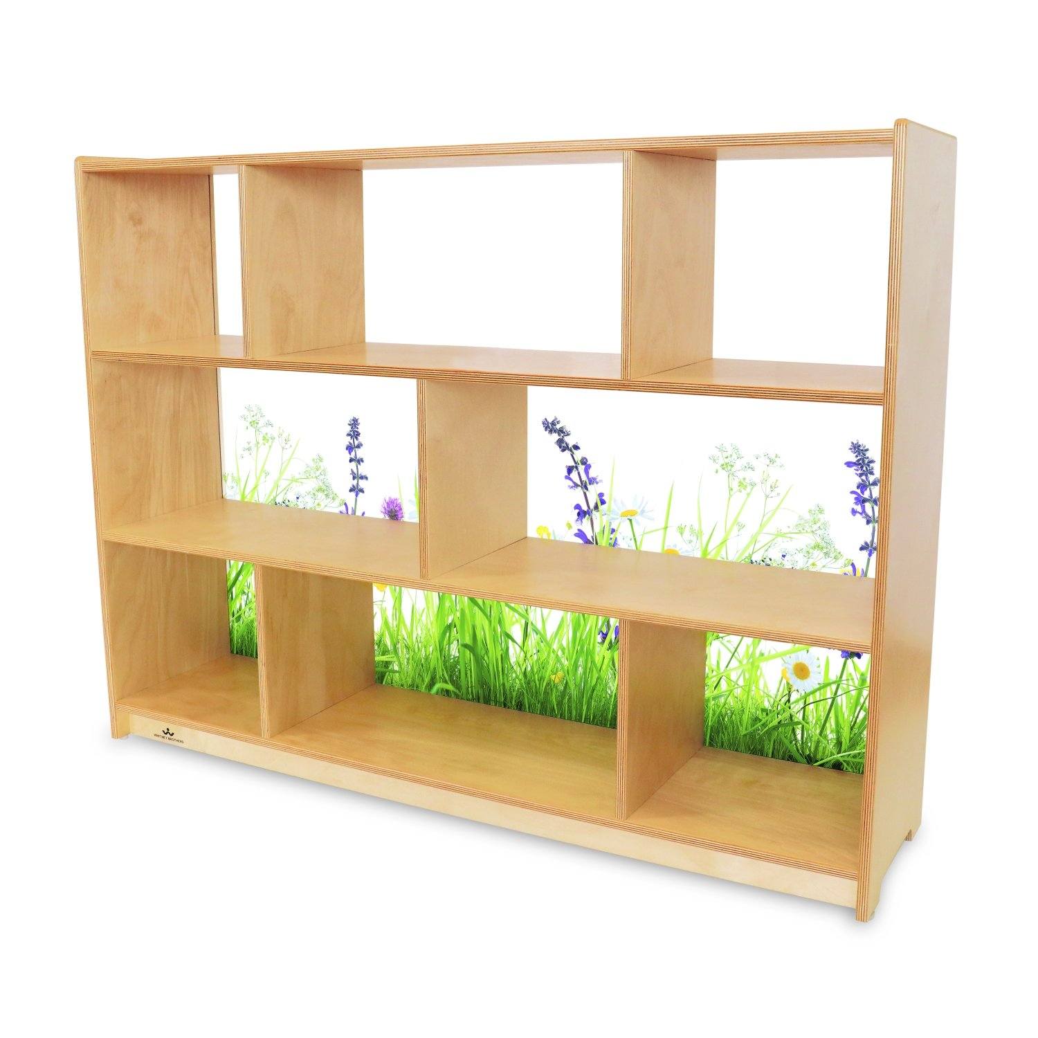 Nature View Acrylic Back Cabinet 36"H - louisekool