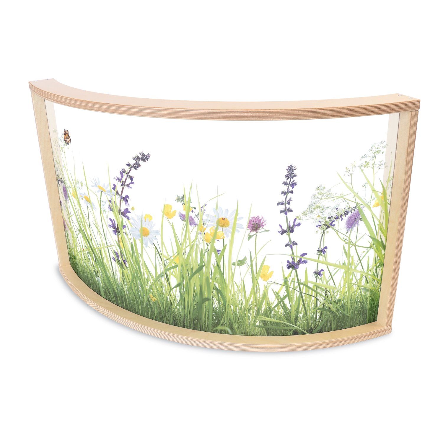 Nature View Curved Divider Panel 24"H - louisekool