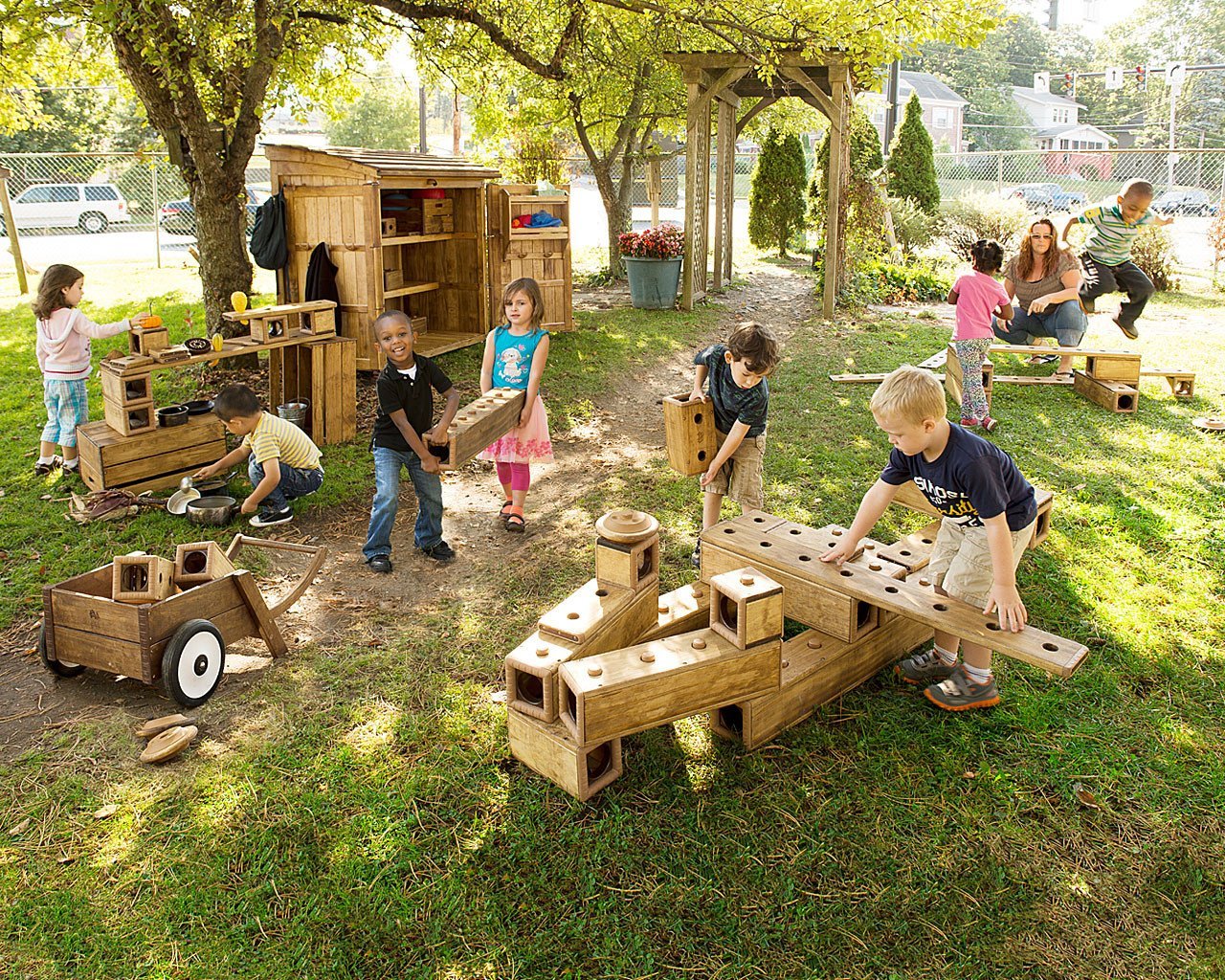 Outlast Outdoor Blocks a la carte, by Community Playthings - louisekool