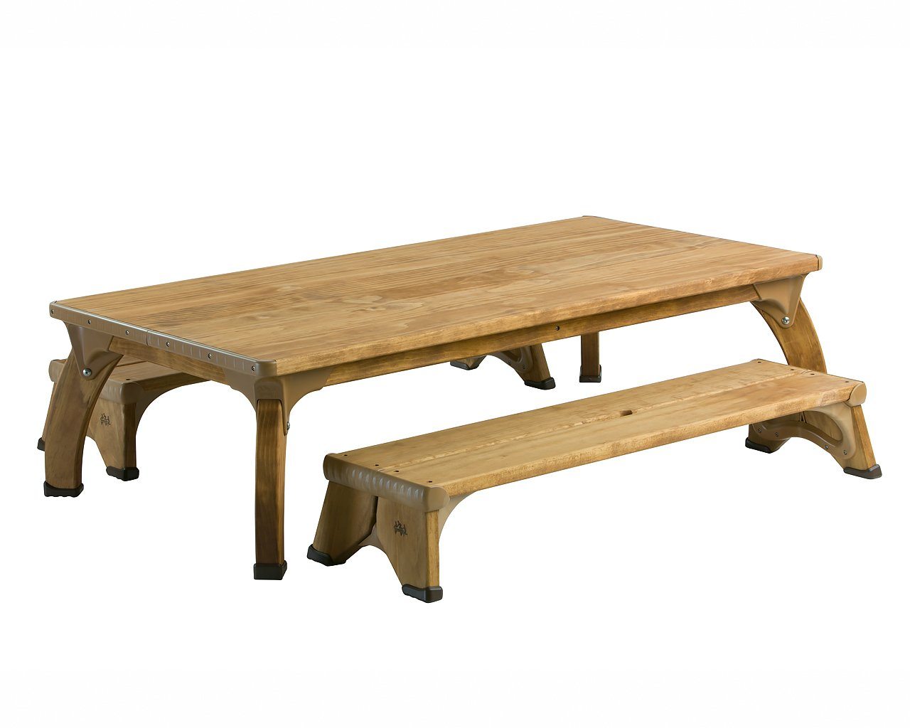 Outlast Project Table & 2 Benches Set by Community Playthings - louisekool